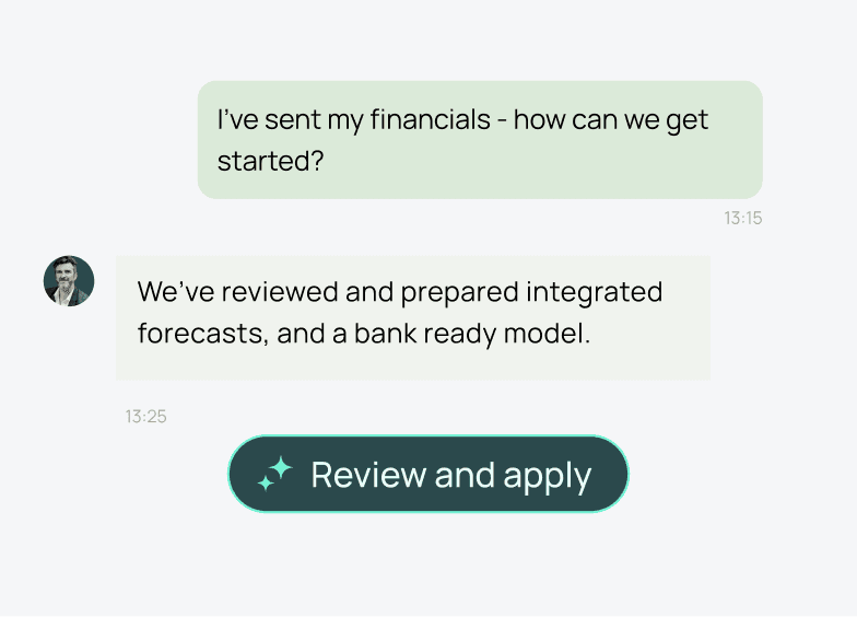 Bank-ready models and integrated forecasts